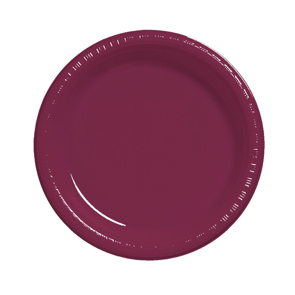 Solid Color 7" Plastic Plates