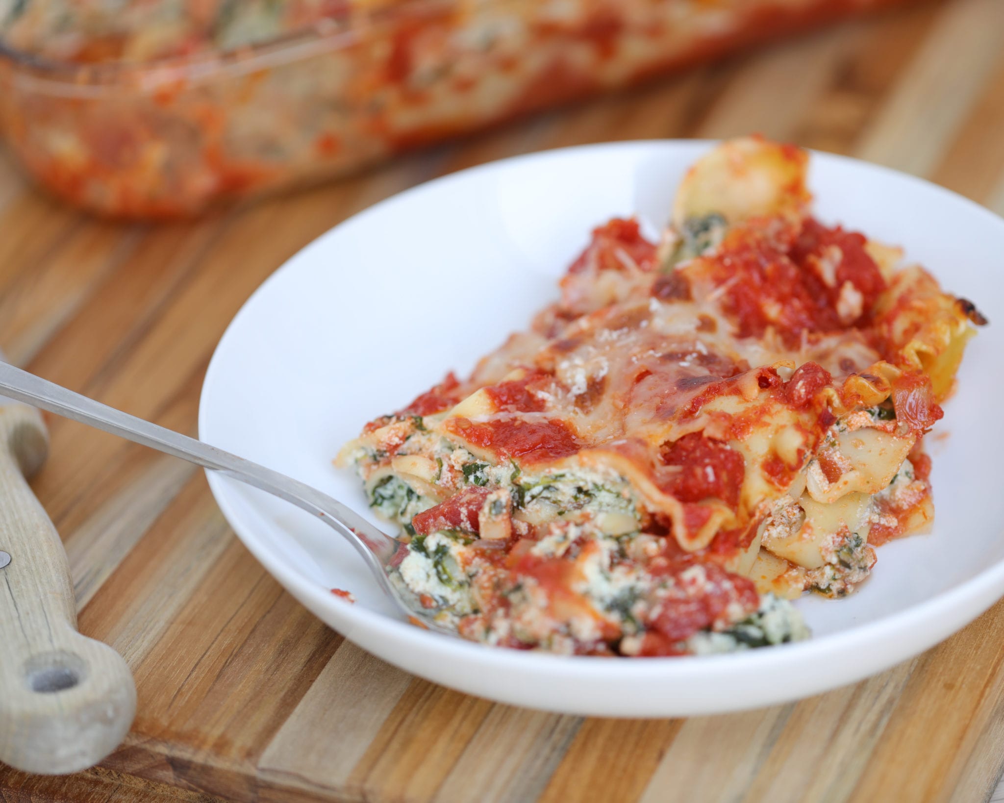 Italian Spinach and Ricotta Lasagna