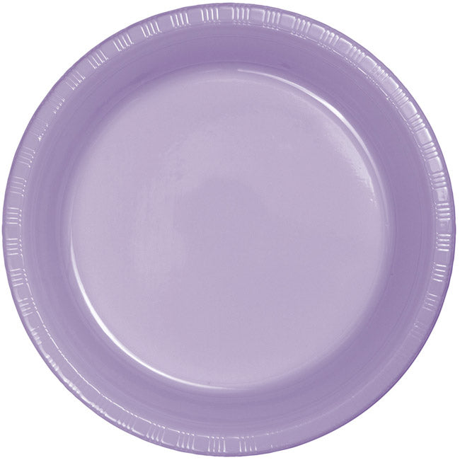 Solid Color 9" Plastic Plates
