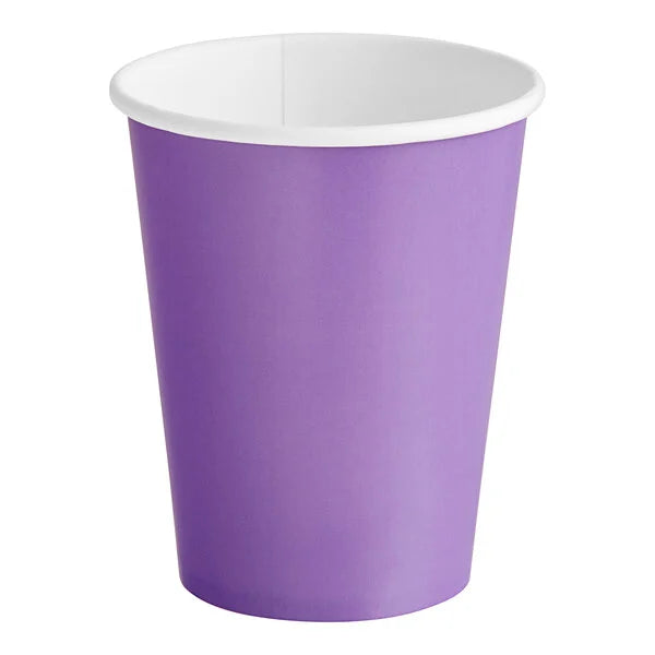 Solid Color 9oz Paper Cups