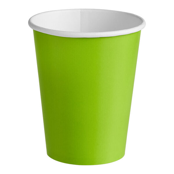 Solid Color 9oz Paper Cups