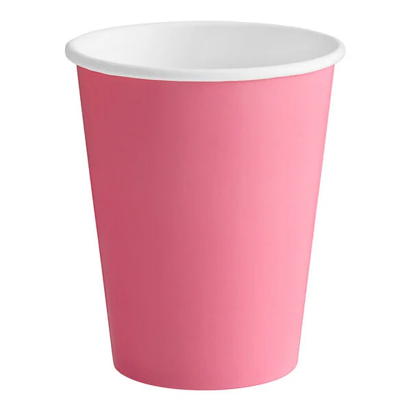 Solid Color 9oz Paper Cups
