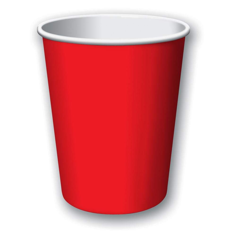 Solid Color 9oz Paper Cups