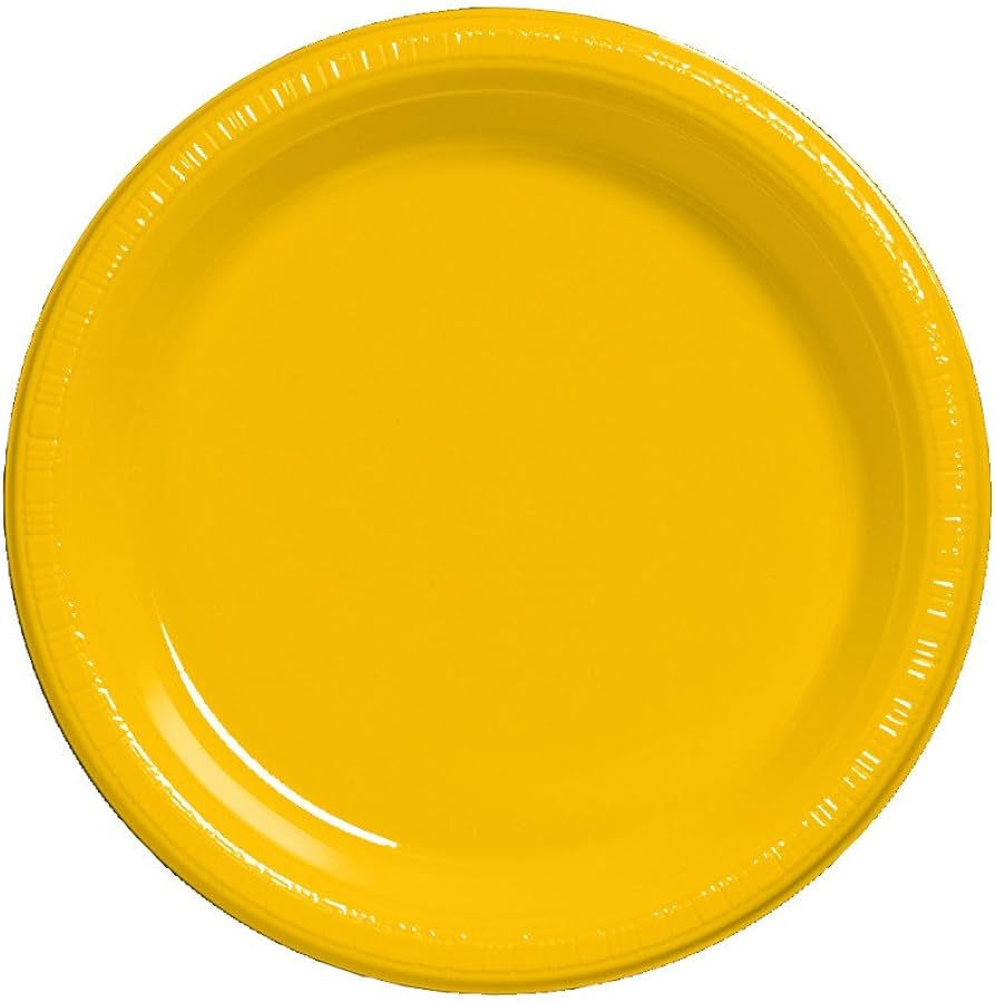 Solid Color 10" Plastic Plates