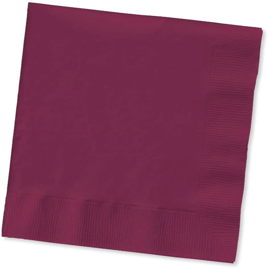 Solid Color Beverage Napkins