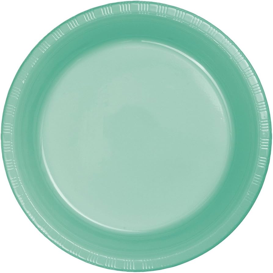 Solid Color 9" Plastic Plates
