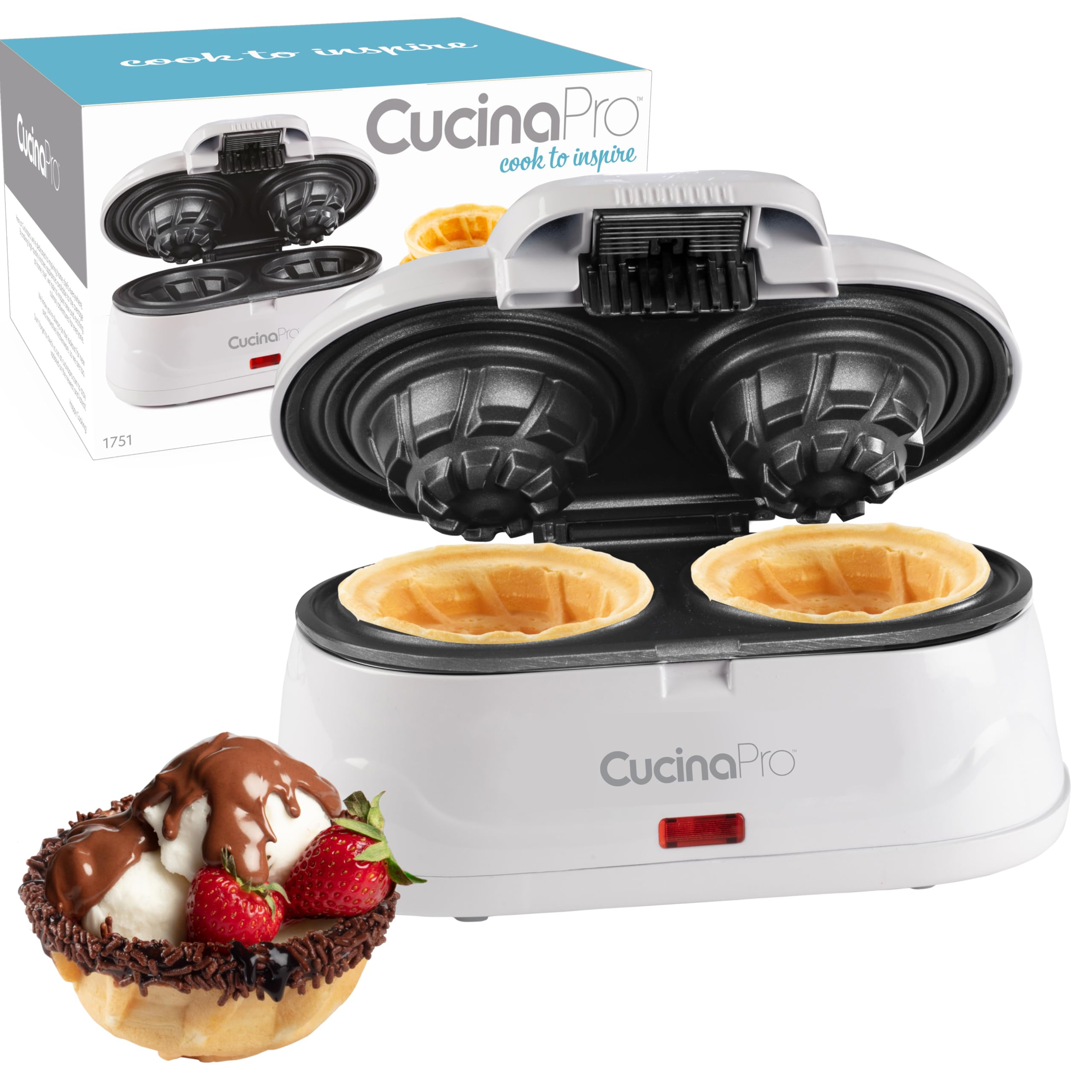 Double Waffle Bowl Maker
