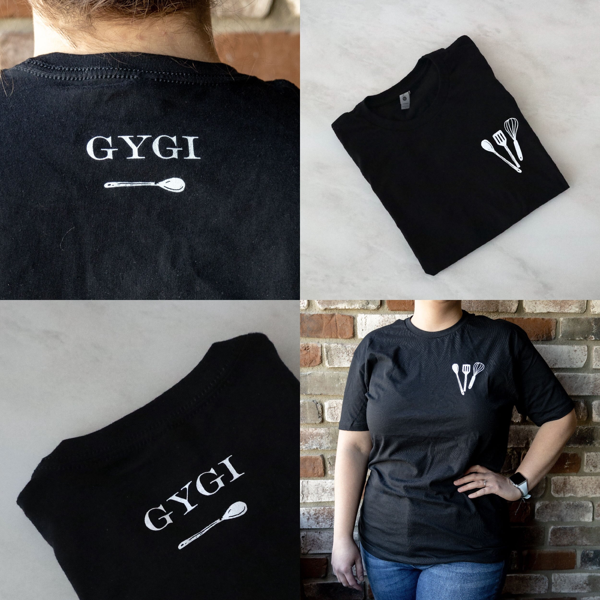 Openbazaars Black Tee Utensil S-3XL