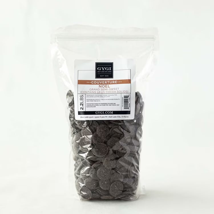Noel Grand Semi-Sweet Chocolate 2.2 lb (58.5%)