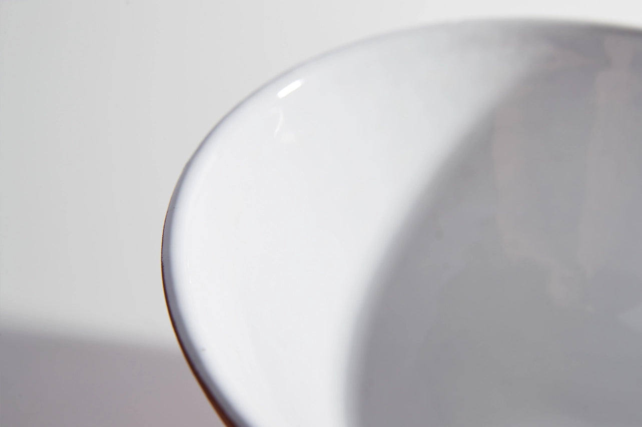 Moroccan Terracotta Serving Bowl White (dis)