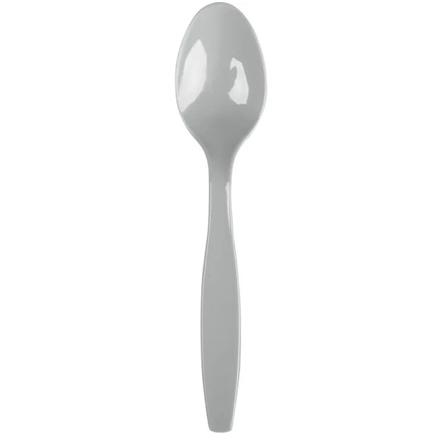Solid Color Plastic Spoons