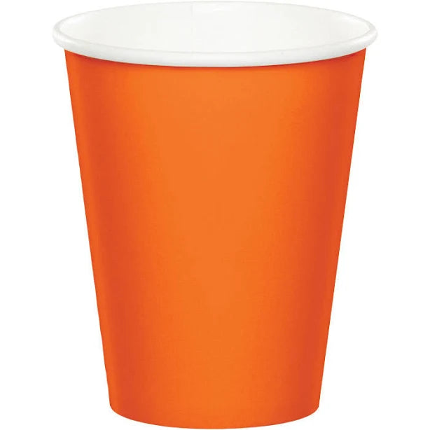 Solid Color 9oz Paper Cups
