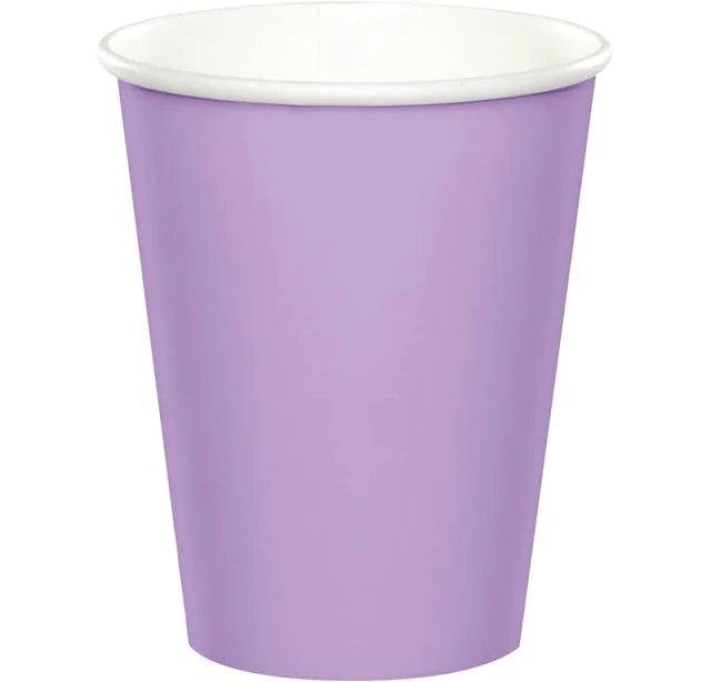Solid Color 9oz Paper Cups