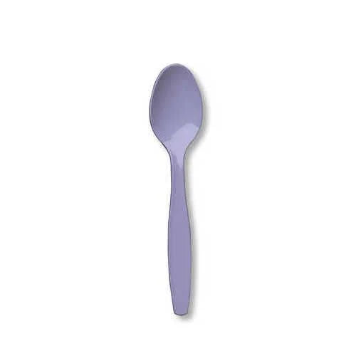Solid Color Plastic Spoons