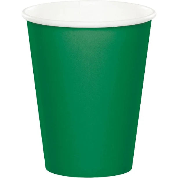 Solid Color 9oz Paper Cups