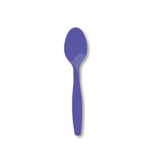 Solid Color Plastic Spoons