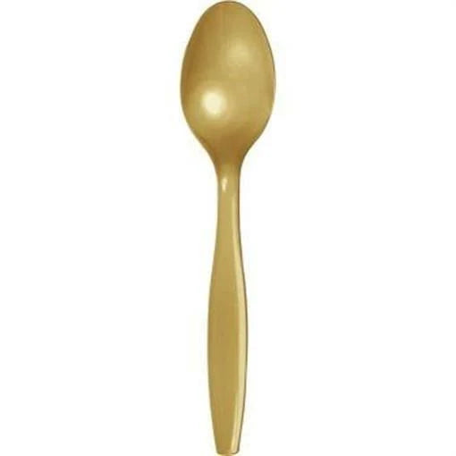 Solid Color Plastic Spoons