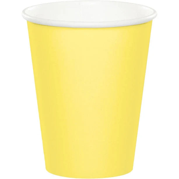 Solid Color 9oz Paper Cups