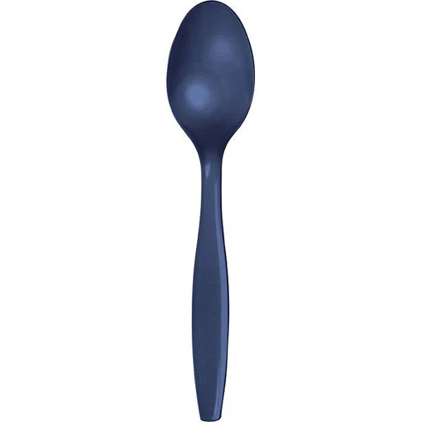 Solid Color Plastic Spoons