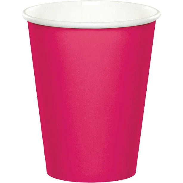 Solid Color 9oz Paper Cups