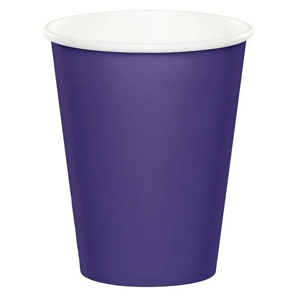 Solid Color 9oz Paper Cups