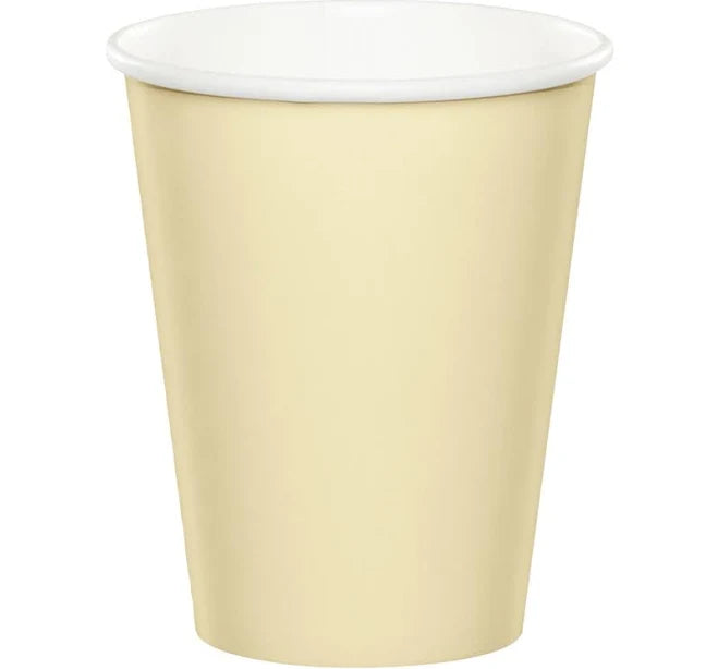 Solid Color 9oz Paper Cups