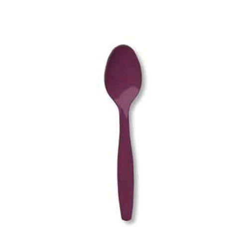 Solid Color Plastic Spoons