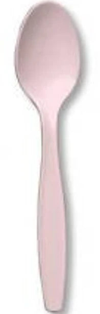 Solid Color Plastic Spoons