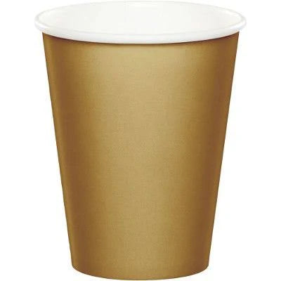Solid Color 9oz Paper Cups