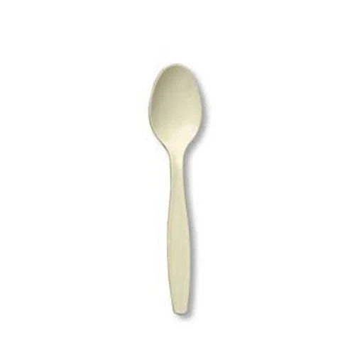 Solid Color Plastic Spoons